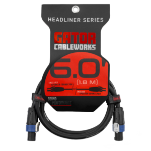 6 Foot Twist Lock Connector Speaker Cable - GCWH-SPK-06-2TL