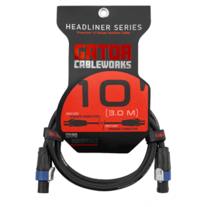 10 Foot Twist Lock Connector Speaker Cable - GCWH-SPK-10-2TL