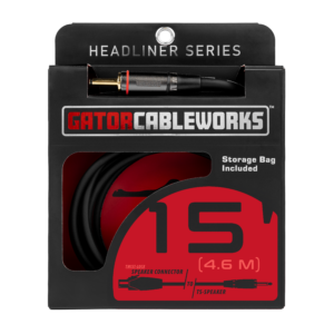 15 Foot TS to Twist Lock Connector Speaker Cable - GCWH-SPK-15-1TL