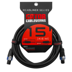 15 Foot Twist Lock Connector Speaker Cable - GCWH-SPK-15-2TL