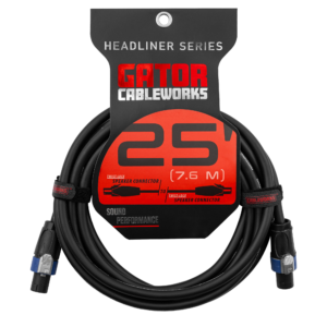 25 Foot Twist Lock Connector Speaker Cable - GCWH-SPK-25-2TL