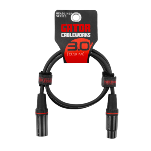 3 Foot XLR Microphone Cable - GCWH-XLR-03
