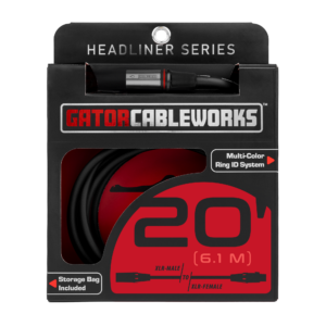 20 Foot XLR Microphone Cable - GCWH-XLR-20