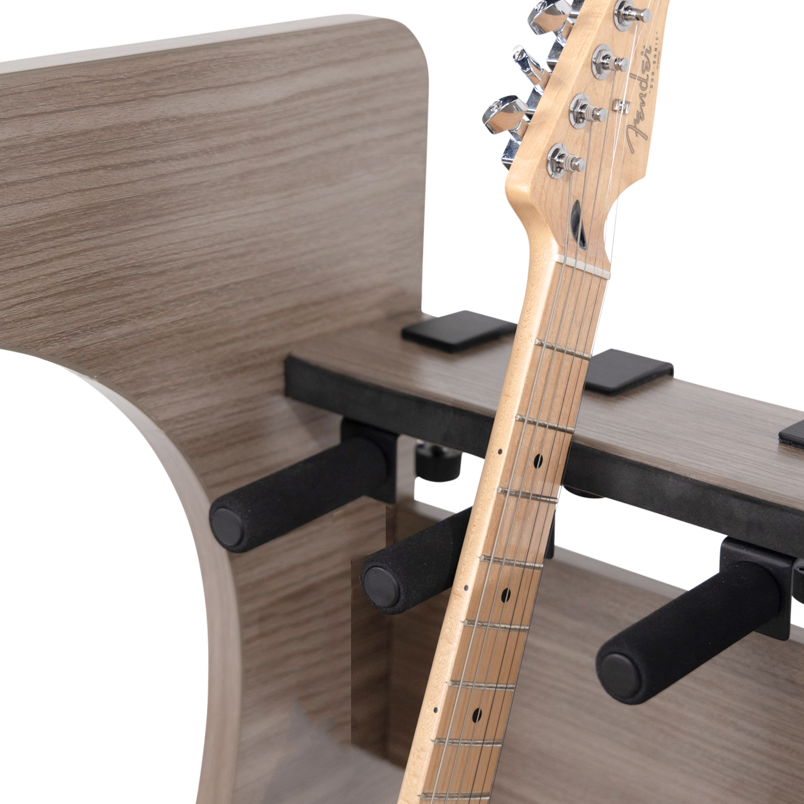 Elite Three Electric/Acoustic Guitar Rack – Grey-GFW-ELITEGTR3RK-GRY