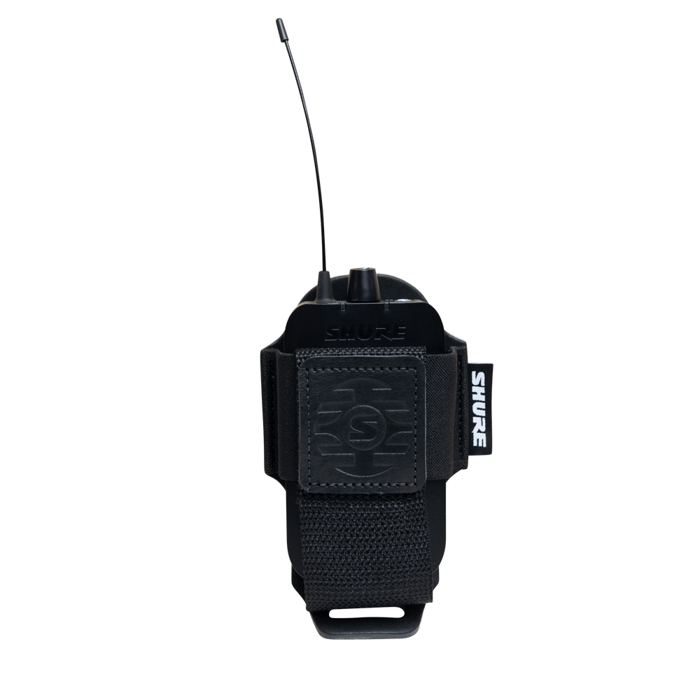 Wireless Bodypack Transmitter Pouch, Black