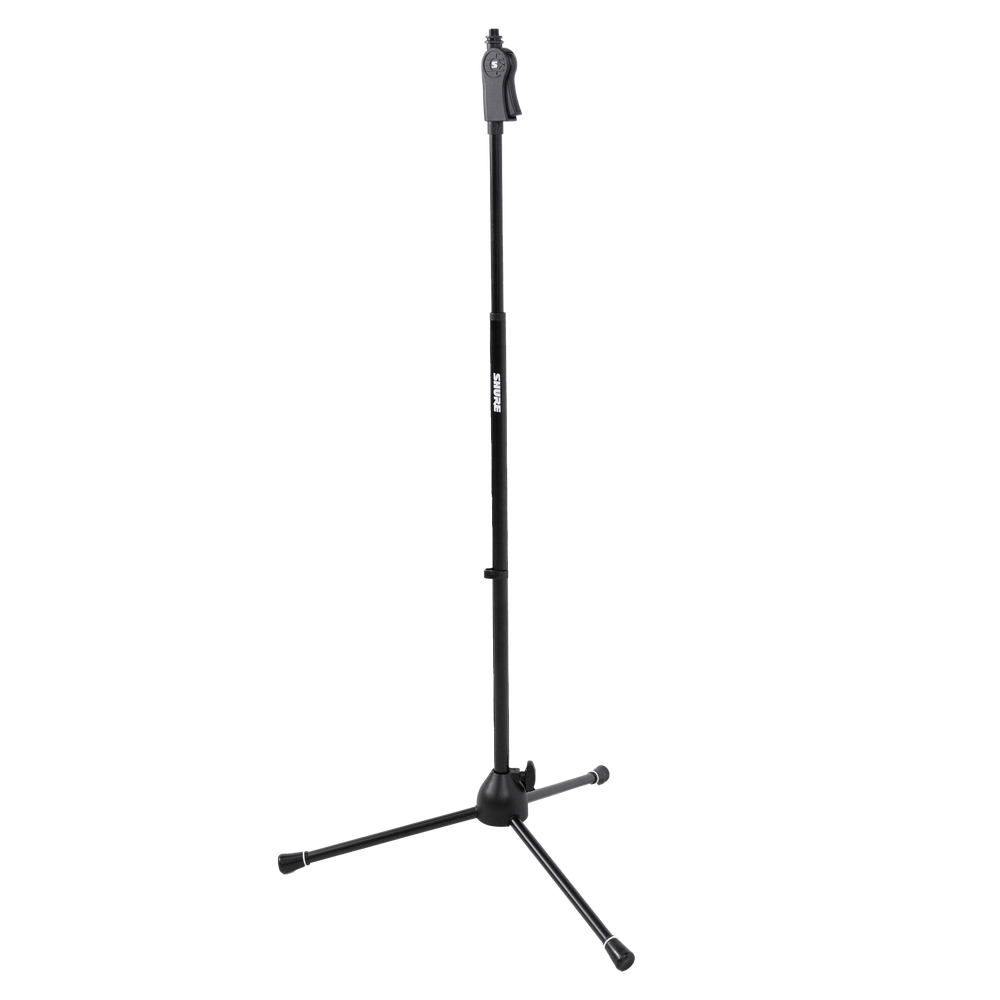 Deluxe Tripod Mic Stand with Pistol Grip Clutch