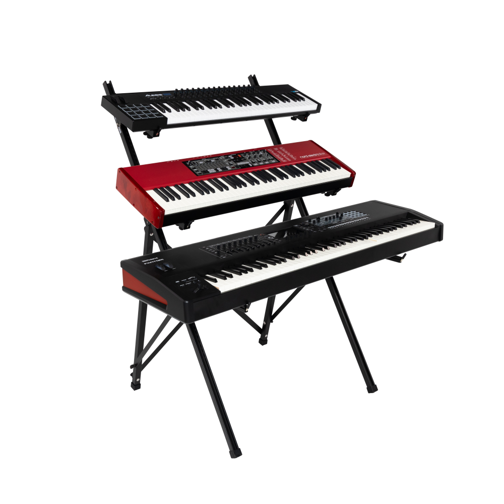 3-Tier A-Frame Keyboard Stand - GFW-KEY3TIER-A - Gator Cases