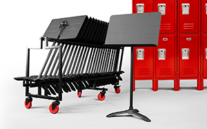 Frameworks Music Stand Cart Press Image