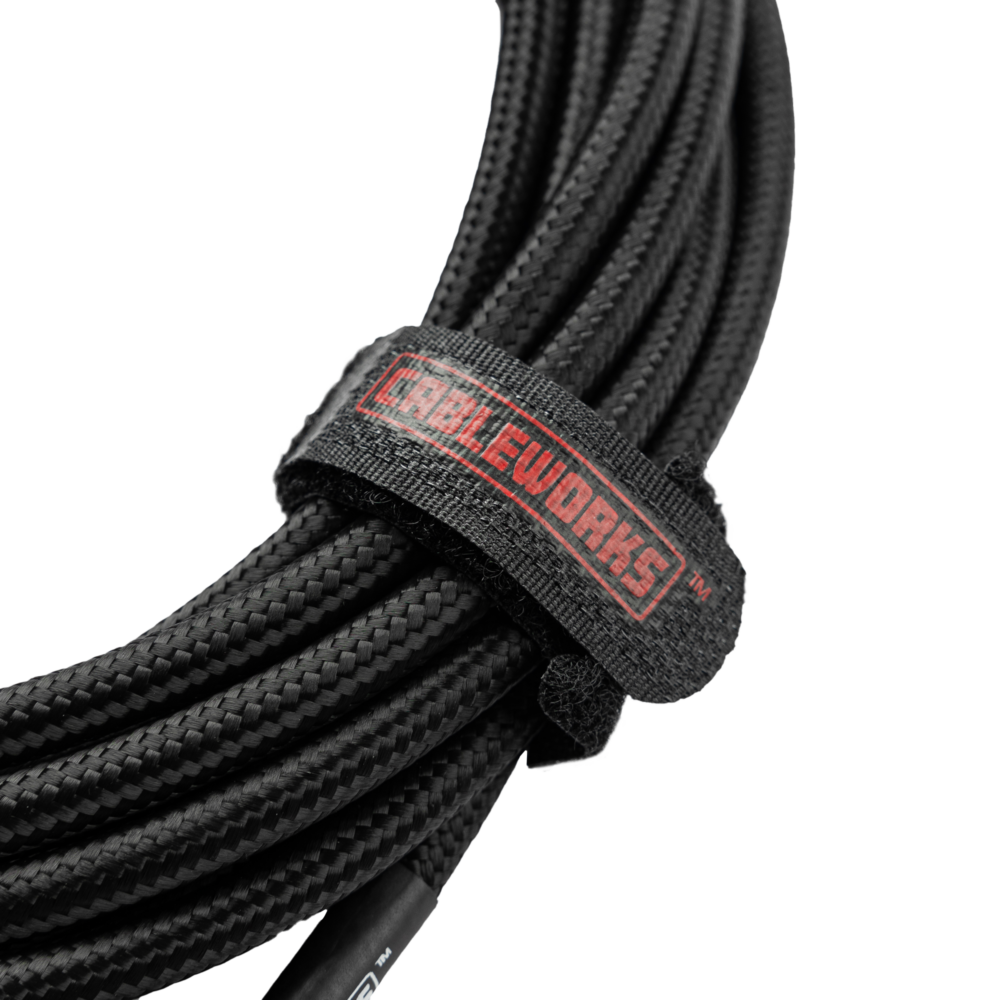 10 Foot Strt to RA Braided Instrument Cable-BB – GCWB-INS-10RABB