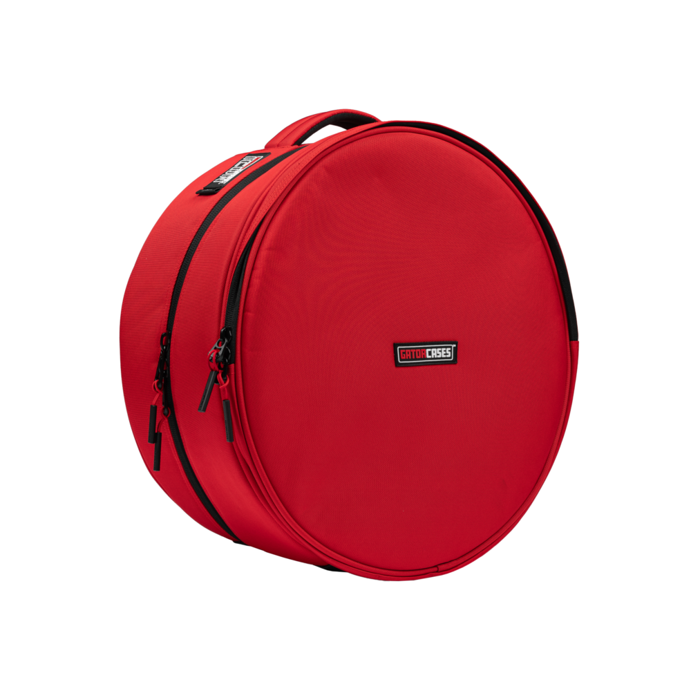 Icon Snare Drum Bag; 14″ x 5″, Red 25th Anniv – GP-ICON-1405SD-25