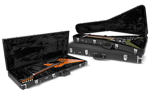 GW Flying V and Explorer Guitar Case Press Image
