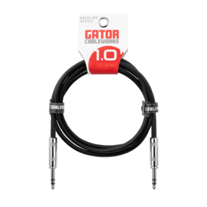 1-foot TRS ¼" Male to Male Balanced Patch Cable - GCWB-BPC-1