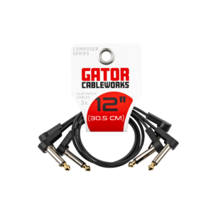 3PK of Composer Series Flat Patch Cable - 12 inch - GCWC-FPC12-3PK