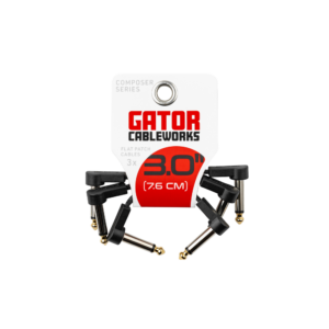 3PK of Composer Series Flat Patch Cable - 3 inch - GCWC-FPC3-3PK