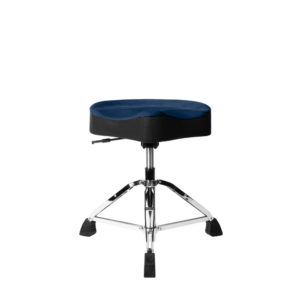 Gator Air Glide Drum Throne Saddle Seat - Blue - GP-DTH-ASD-BL