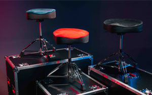 Gator Launches New Air Glide and Spindle Locking Saddle-Style Drum Thrones