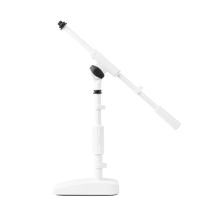 Shure Compact, Desktop Boom Mic Stand - White - SH-DESKTOP2-W