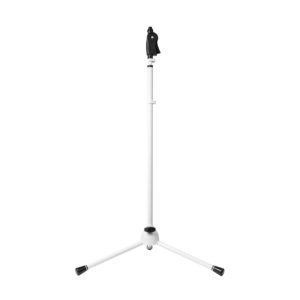 Deluxe Tripod Mic Stand Pistol Grip Clutch - White - SH-TRIPODSTANDDX-1