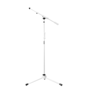 Shure Mic Stand with Telescoping Boom - White - SH-TRIPODSTANDTBM-1