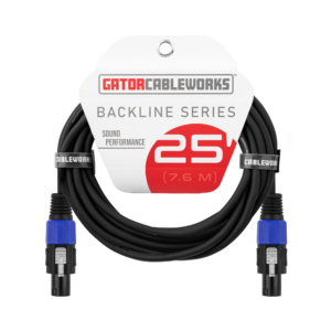 25 Foot Twist Lock Connector Speaker Cable