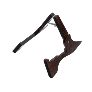 Boomerang Foldable Wood Travel Guitar Stand Walnut - GFW-GTR-BOOMERANG
